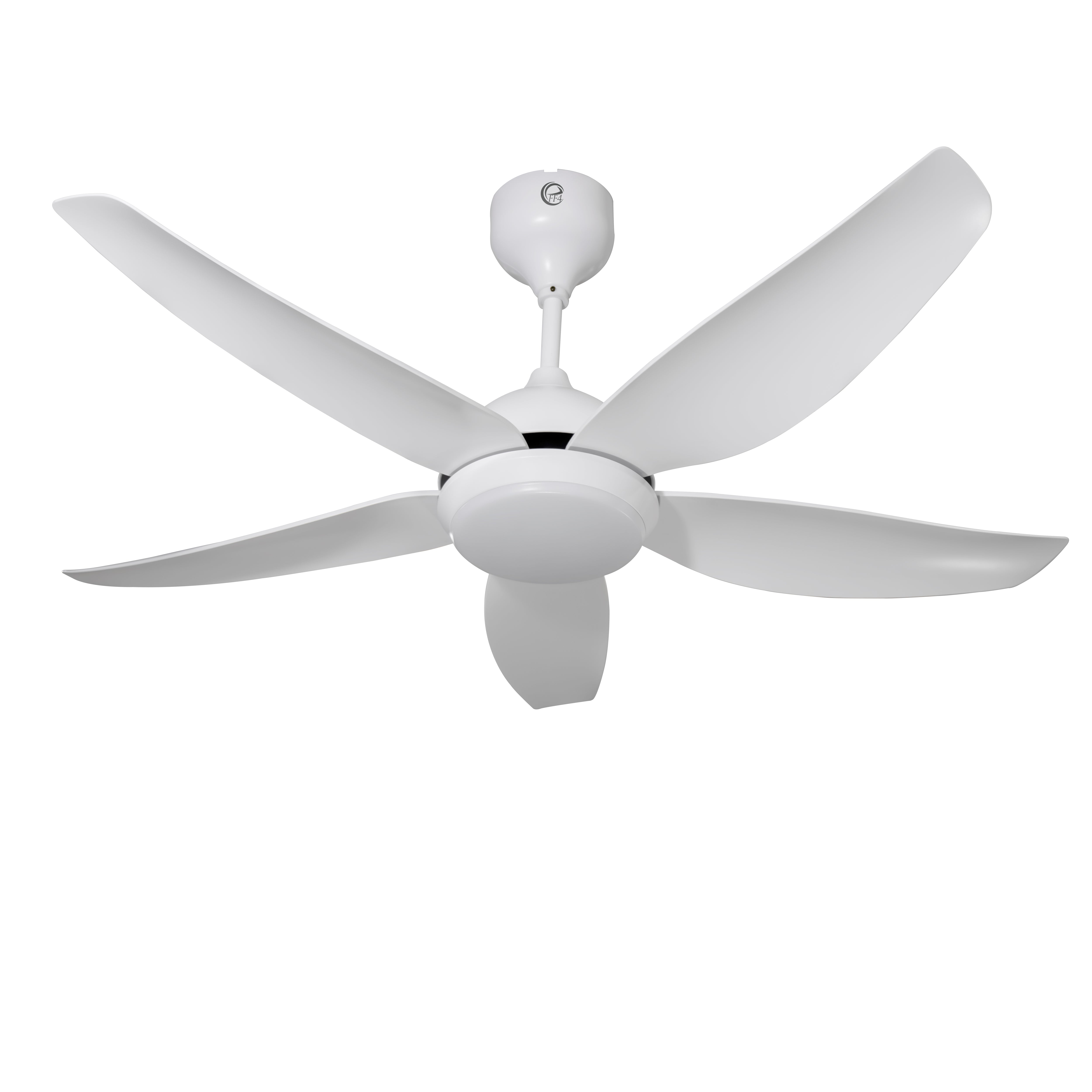 eFF4 Artistic 1200mm 5 blade 5 star BLDC ceiling Fan with Light, Aerodynamic ABS Blades and Remote Control